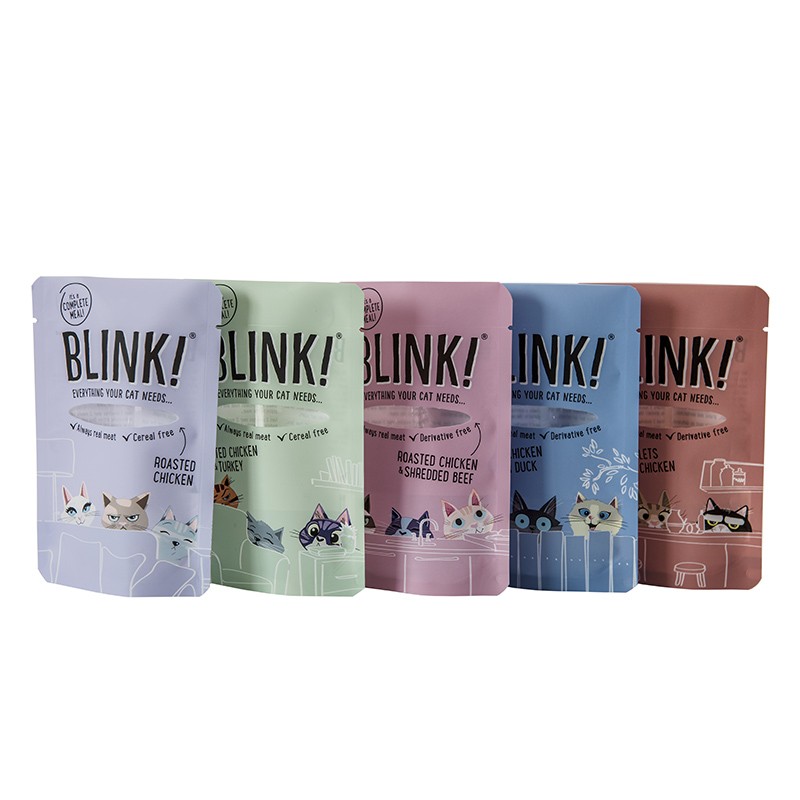 أكياس معقمة للطعام الرطب للحيوانات الأليفة